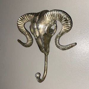 Southwestern Decor Bull Skull Wall Hook Mount S